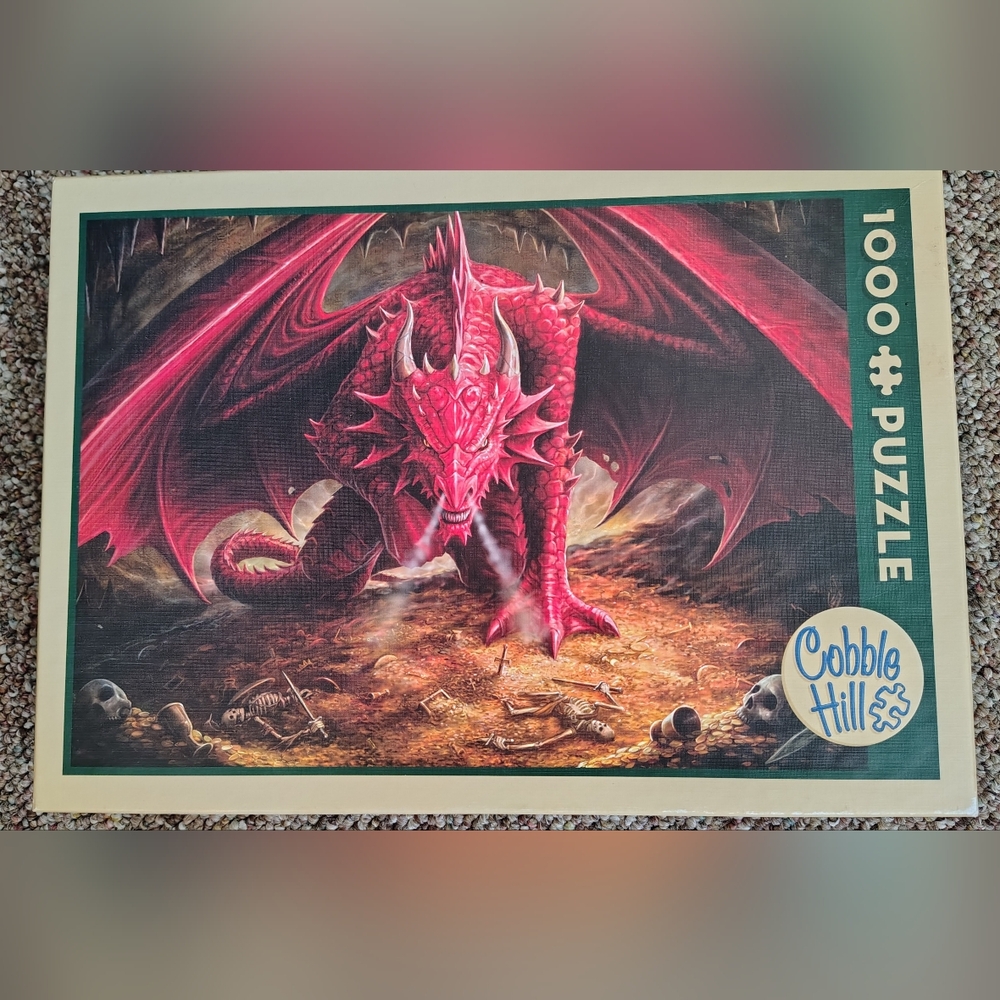 Cobble Hill Red Dragon Puzzle - 1000 Pieces